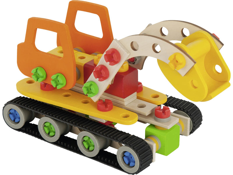 Heros Konstruktionsspielzeug – 4-in-1, Bagger, 170 Teile