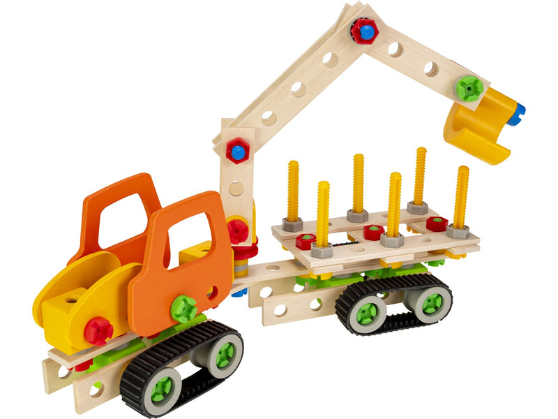 Heros Konstruktionsspielzeug – 4-in-1, Bagger, 170 Teile