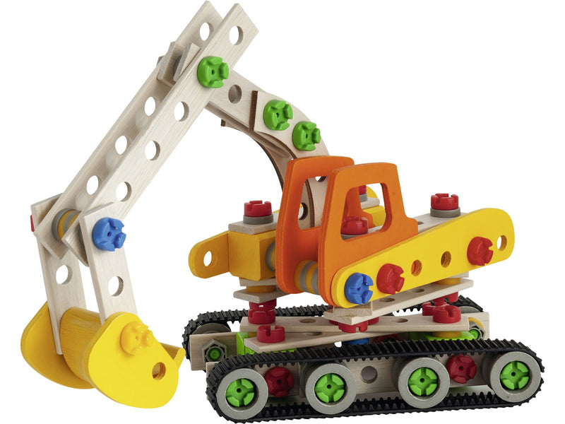 Heros Konstruktionsspielzeug – 4-in-1, Bagger, 170 Teile