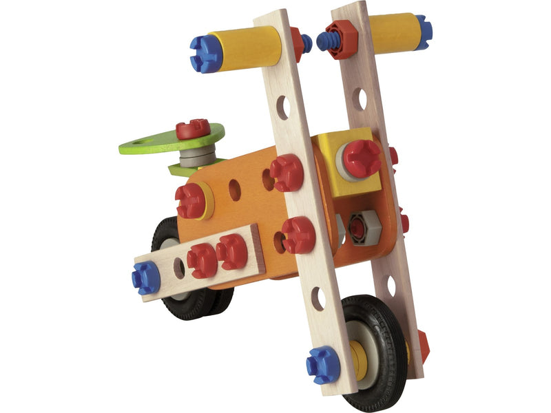 Heros Konstruktionsspielzeug – 4-in-1, Doppeldeckerflugzeug, 90 Teile