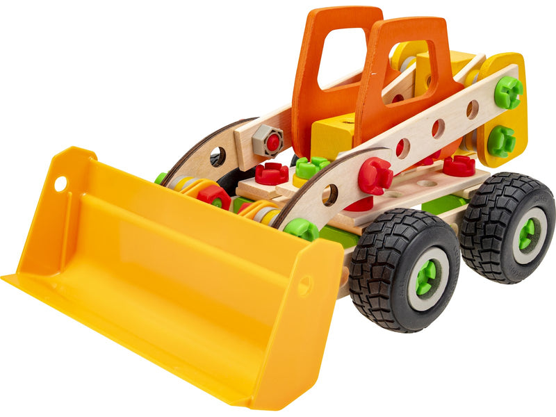 Heros Konstruktionsspielzeug – 6-in-1, Radlader, 140 Teile