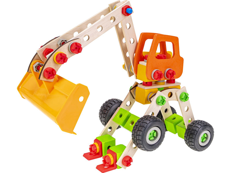 Heros Konstruktionsspielzeug – 6-in-1, Radlader, 140 Teile