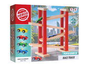 Heros Play & Learn – Holz-Rennstrecke mit 4 Autos