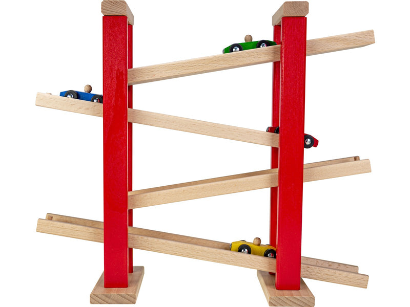 Heros Play & Learn – Holz-Rennstrecke mit 4 Autos