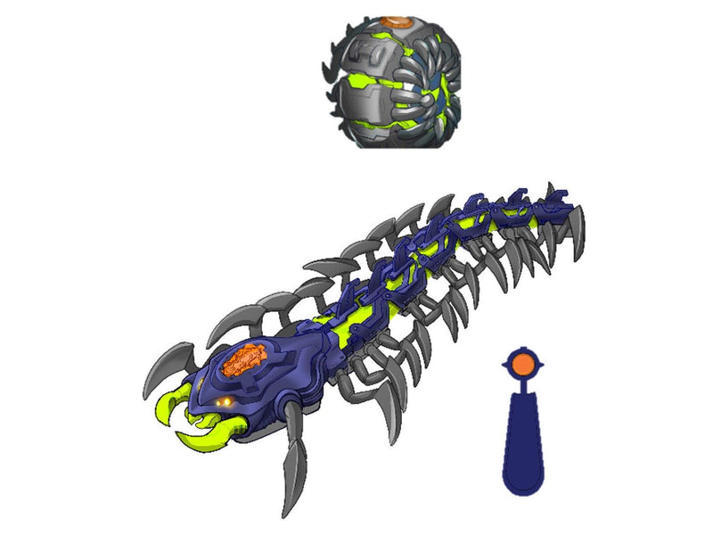 Hex Bots Exploding Centipede