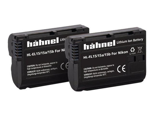 Hähnel Battery Nikon HL-EL15/15A/15B / EN-EL15A/B Twin Pack