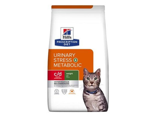 Hill's Feline c/d Urinary Stress + Metabolic - Dry Cat Food - 3 kg
