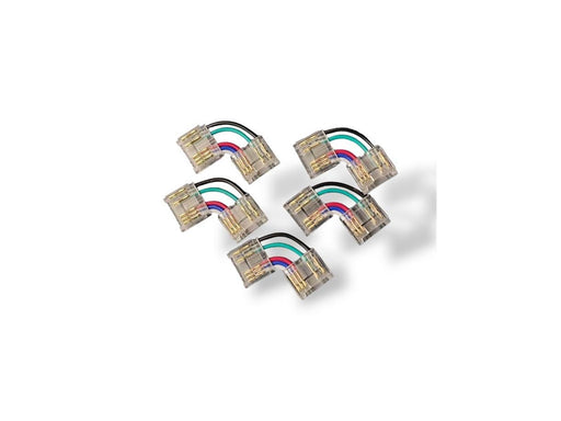 HiluX Corner SmartClip for 12mm RGBW COB LED Strip - 5-pack