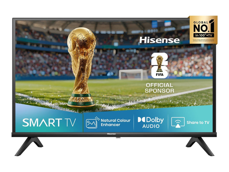 Hisense 40" Flachbild TV LED 1080p (Voll HD) High Dynamic Range 10 (HDR10) 40A4Q A4Q Series - 40" LED-backlit LCD TV - Full HD