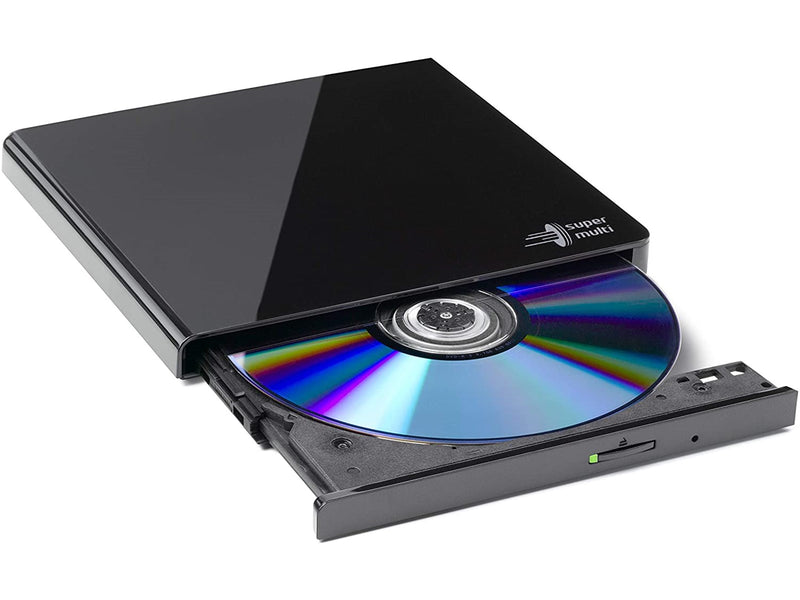 Hitachi - LG GP57EB40 Slim Portable DVD-Writer - DVD-RW (Brenner) - USB 2.0 - Schwarz