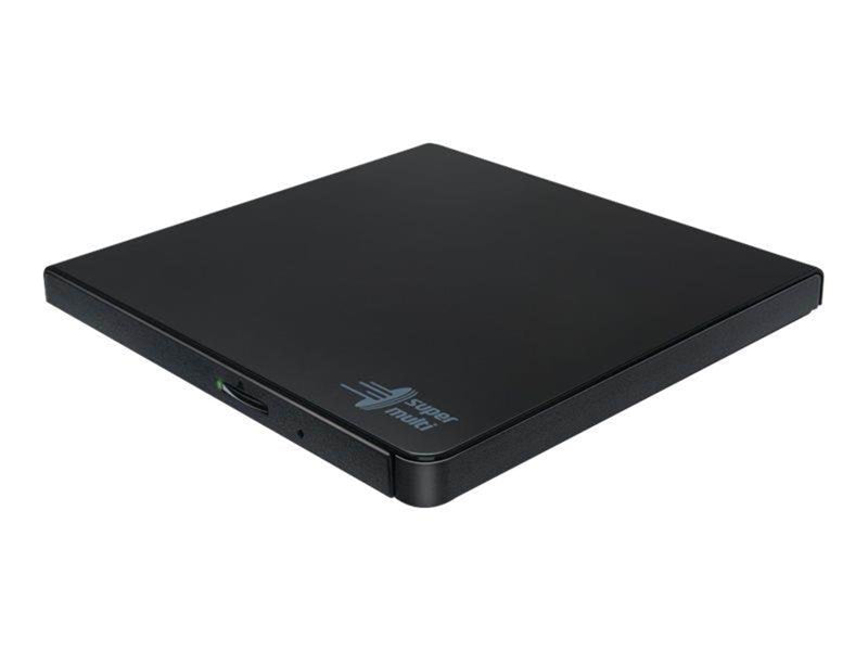 Hitachi - LG GP57EB40 Slim Portable DVD-Writer - DVD-RW (Brenner) - USB 2.0 - Schwarz