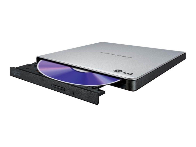 Hitachi - LG GP57ES40 Slim Portable DVD-Writer - DVD-RW (Brenner) - USB 2.0 - Silber