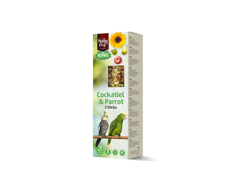 Hobby First Sticks L Cockatiels&Parrots - Fruit