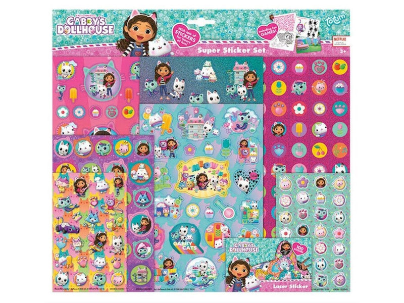 Hobby Mate GABBY'S DOLLHOUSE Super Sticker Set