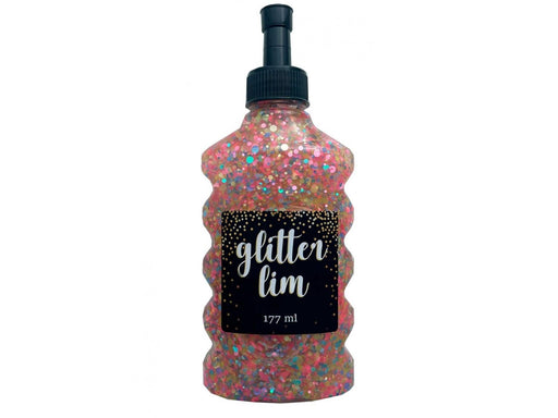 Hobby Mate Glitter glue coarse glitter Pink 177ml