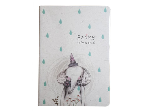 Hobby Mate Notebook 19*25.5cm. Linen. Fairytale Eleph