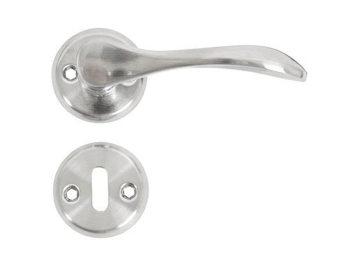 Home>it Brushed steel door handle