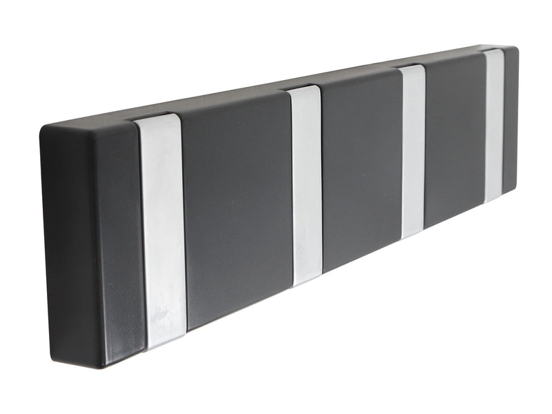 Home>it Coat rack 4-peg FLEX - black