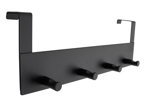 Home>it Coat rack for door - 4 pegs - Matt black