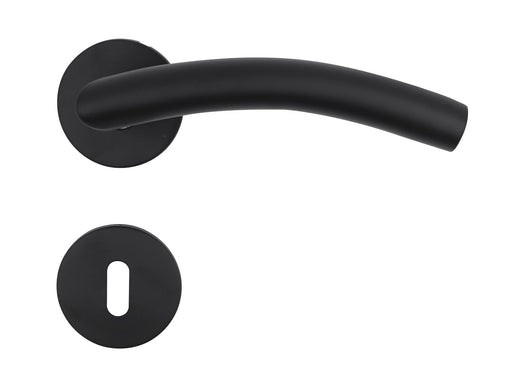 Home>it Door Handle With B-handle 19 mm matte black