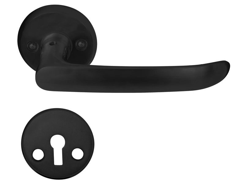 Home>it Door Handle With L-handle Matte Black