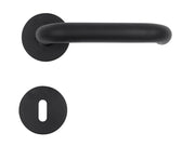 Home>it Door Handle With U-handle 19 mm Matt Black