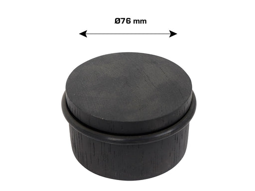 Home>it Door stopper Ø76 mm - black oak