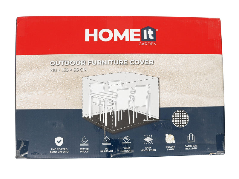 Home>it Garden Überzug für Gartenmöbel,L210×B155×H95 cm, sand