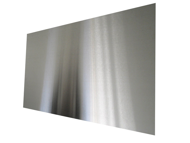 Home>it Kitchen splash plate rectangular 600 x 300mm - stainless ste
