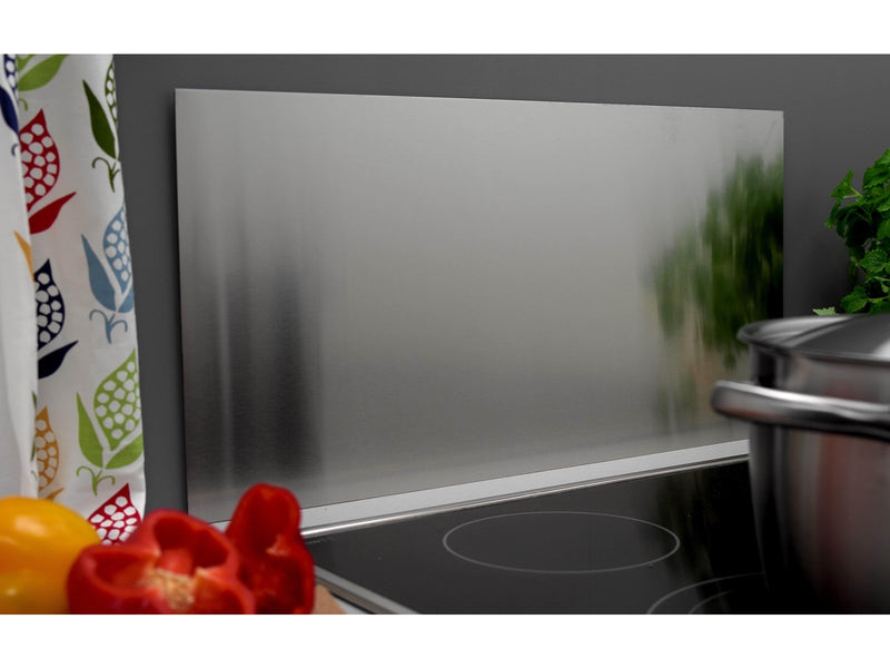 Home>it Kitchen splash plate rectangular 600 x 300mm - stainless ste