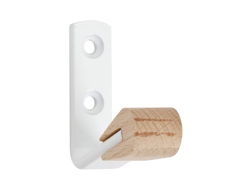 Home>it Small beechwood peg – white