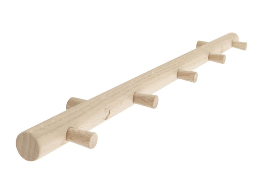 Home>it Smart oak coat rack - 5 pegs