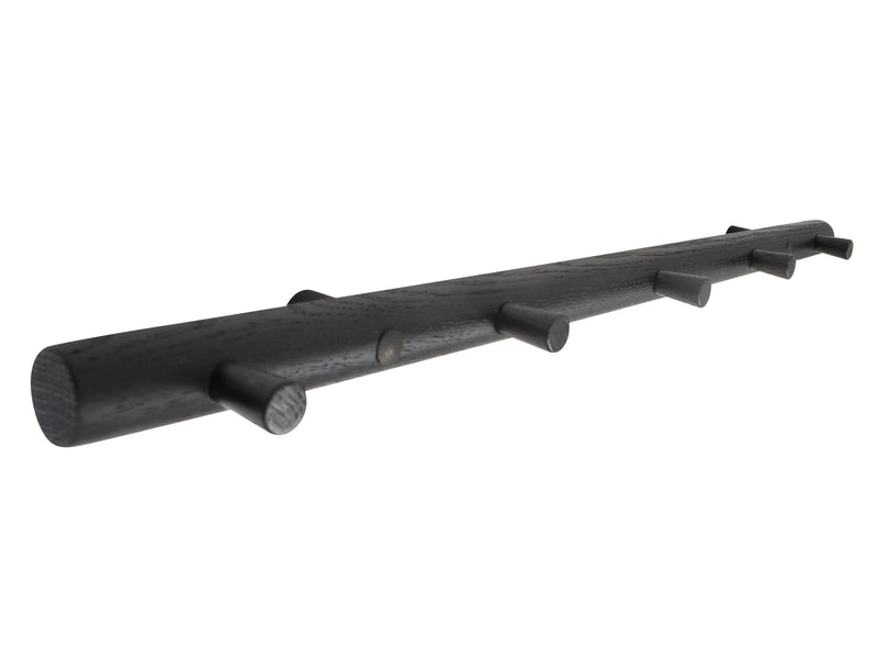 Home>it Smart oak coat rack - 5 pegs - black