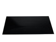 Home>it Splash plate black tempered glass 800 x 400mm