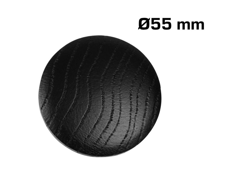 Home>it Wooden knob Ø55 – black