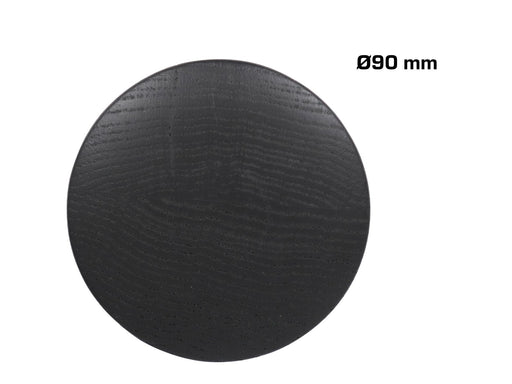 Home>it Wooden knob Ø90 – black