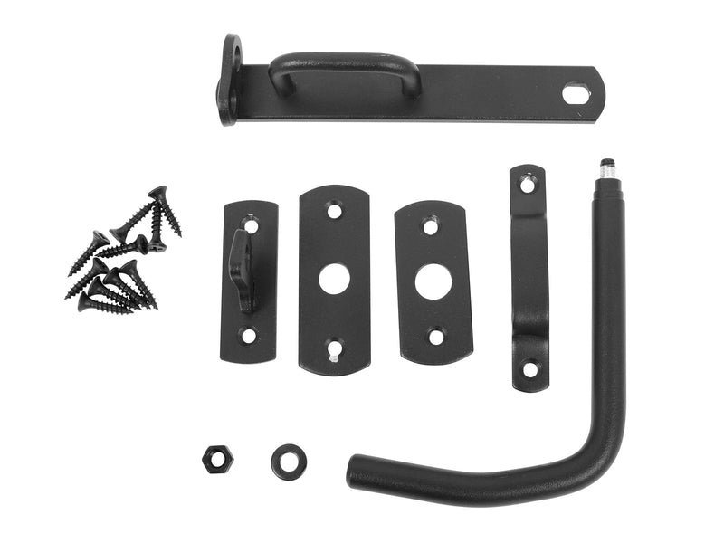 Home>it barn door handle matte black 26-50 mm.