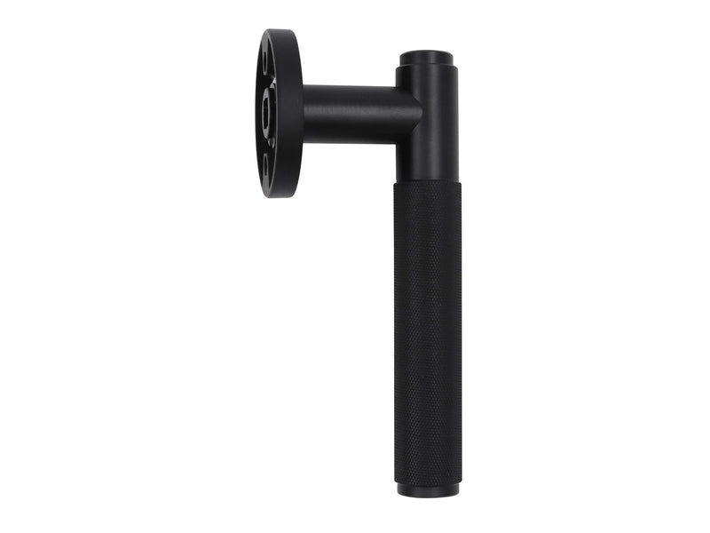 Home>it door handle knurled 19 mm. matt black