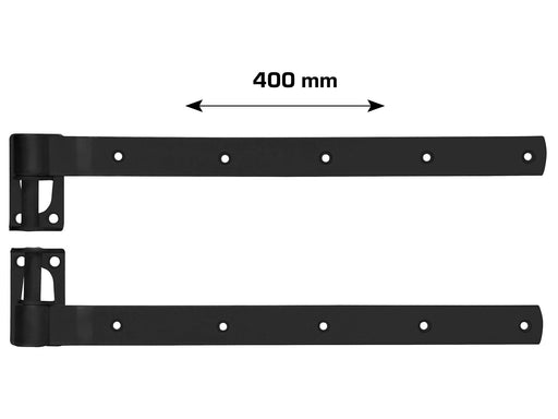 Home>it stable door hinge 400 mm matt black 2 pcs.
