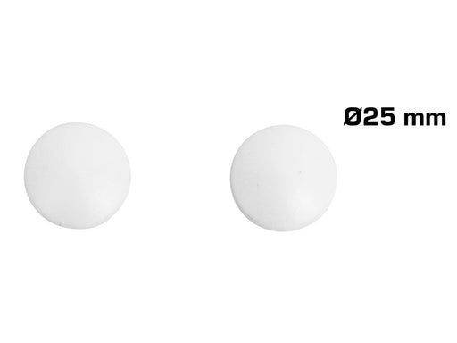 Home>it wooden knob Ø25 mm white oak 2 pcs