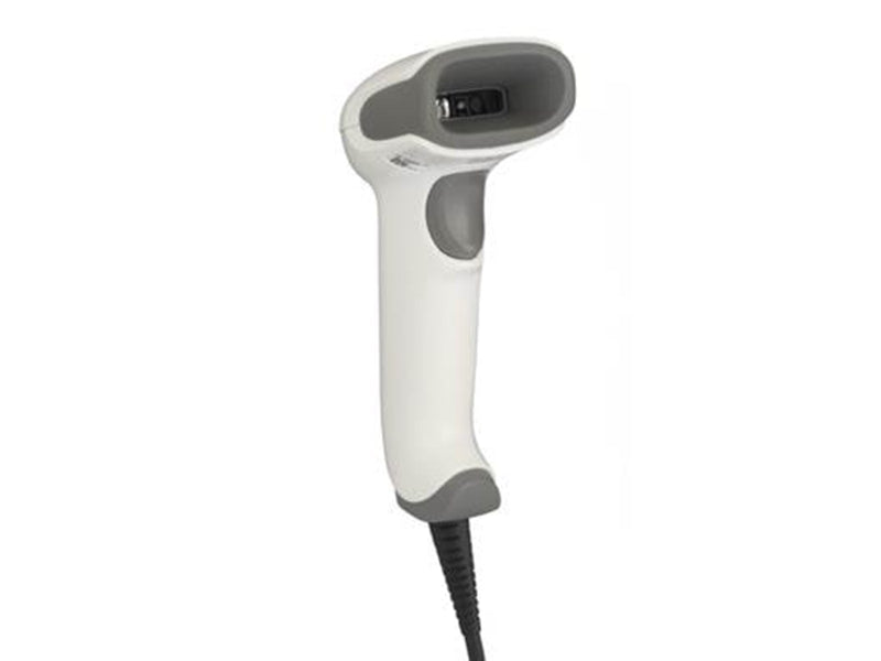 Honeywell Voyager XP 1470g Handheld Barcode Scanner White USB Kit (Scanner / Flexible Stand / USB Cable)