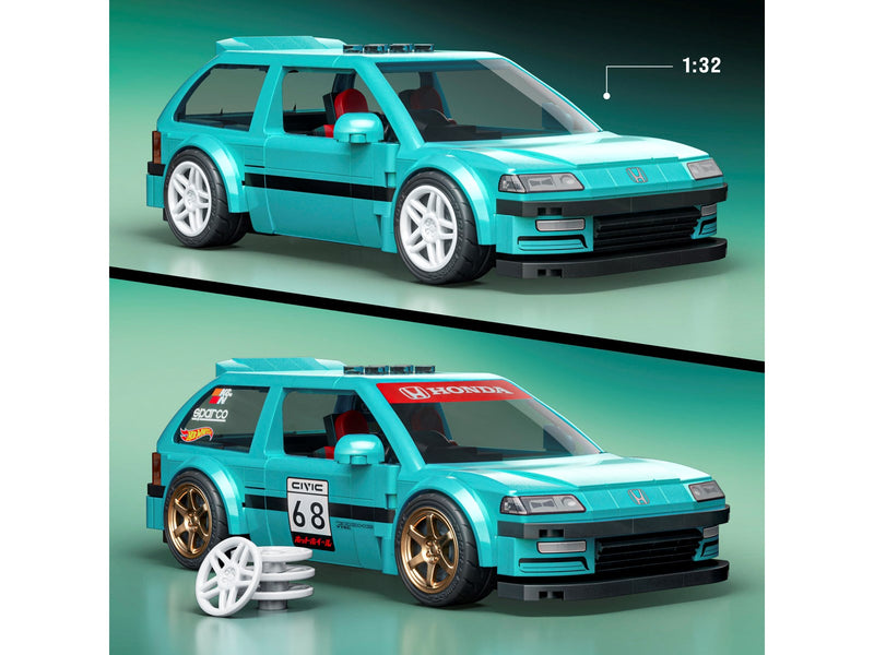 Hot Wheels Brick Shop Speed Series Honda Civic EF