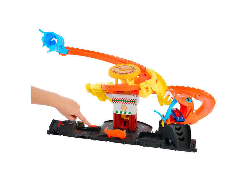 Hot Wheels City Pizza Slam Cobra Attack Playset