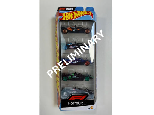 Hot Wheels F-1 Racing 2025 1:64 5er-Pack
