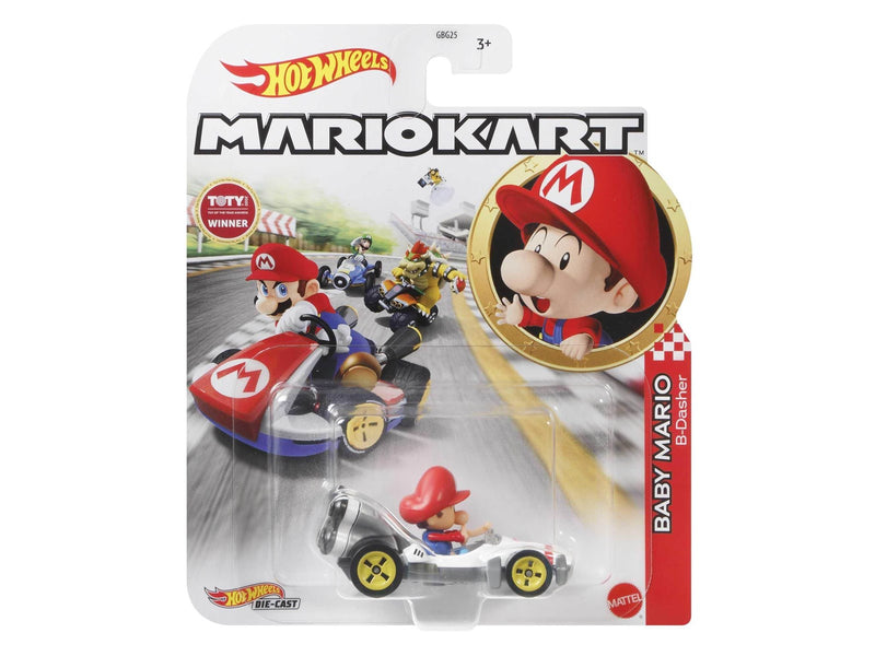 Hot Wheels Mario Kart Baby Mario B-Dasher