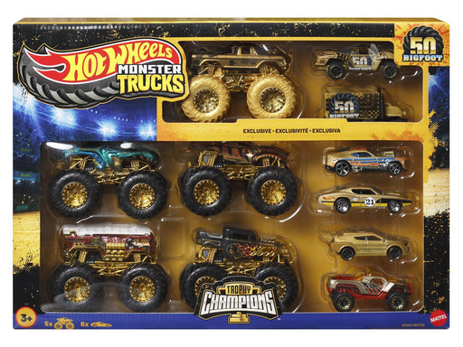 Hot Wheels Monster Trucks Trophy Champions Collection