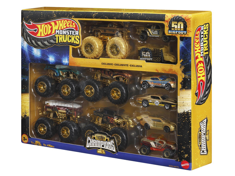 Hot Wheels Monster Trucks Trophy Champions Collection