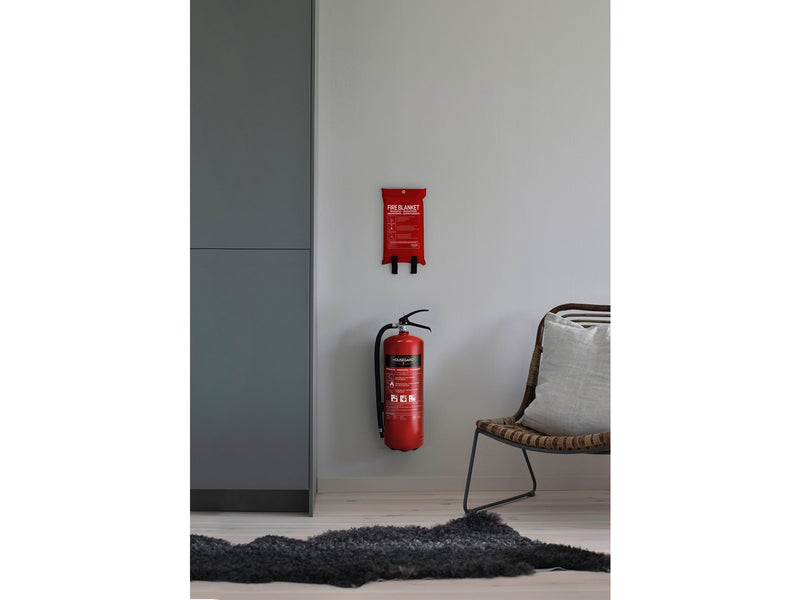 Housegard Fire blanket 120x180 cm Red Silicone coated