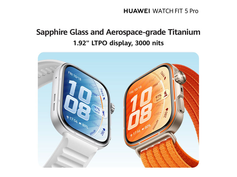 Huawei Watch Fit 5 Pro - White