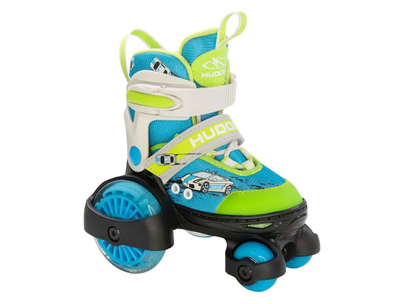 Hudora Roller Skates My First Quad LED Auto Size 26-29